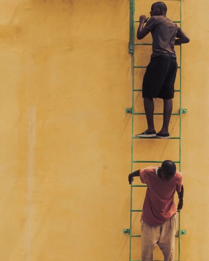 A still from Sisyphus City